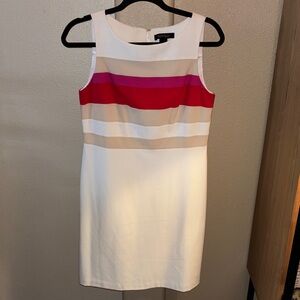 White House black market color block dress size 4